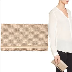 Nordstrom Crystal Mesh Bar clutch